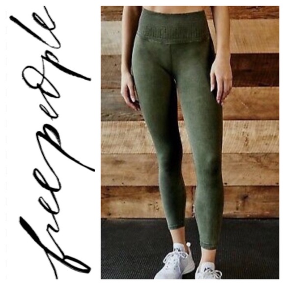 Free People Pants - Free People High Rise 7/8 Good Karma Leggings